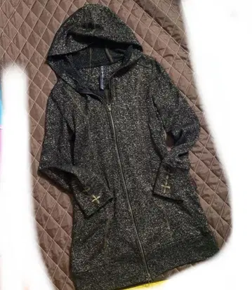 블랙 라메 후드티 십자가 크로스 긴팔 ozzcroce