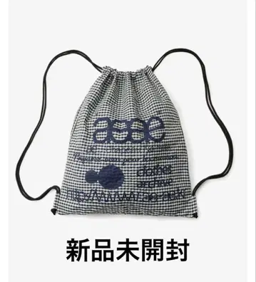 aeae 냅색 블루 체크 새상품 한국