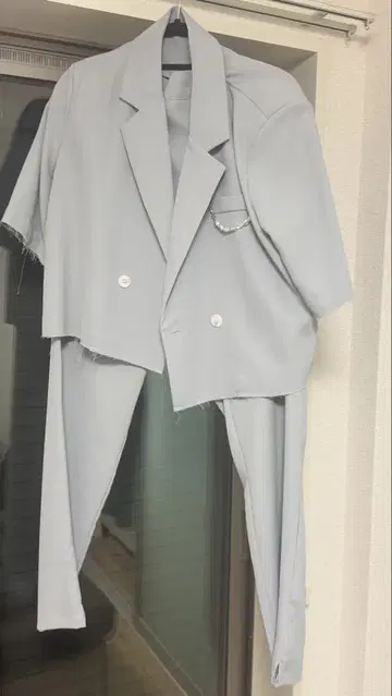 블루 자켓 셋업