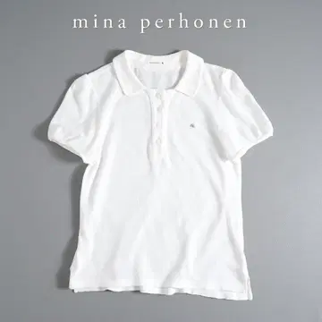 295y*미나 페르호넨 mina perhonen 코튼 피케 셔츠