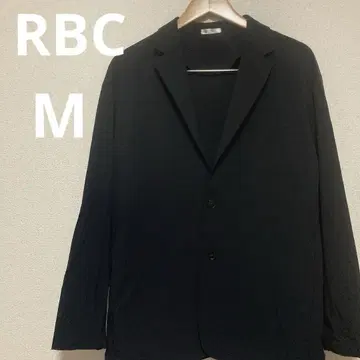 RBC 테일러드 자켓 블랙 긴팔 2개 버튼 스트레치성 M