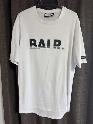 BALR. 화이트 티셔츠 로고 프린트