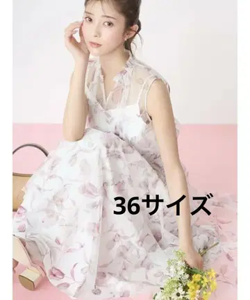 레이어드 플라워 프린트 원피스 셀포드