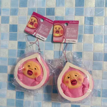 코비토즈칸 카쿠레모모지리 스퀴즈 스트랩 2개 세트