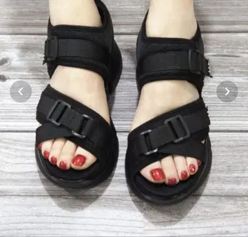 Mafmof 블랙 스포츠 샌들