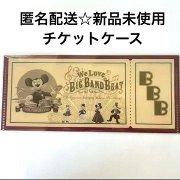 완판 티켓 케이스 빅 밴드 비트 디즈니 씨 미키 드럼