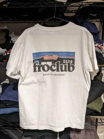 froclub 26club 하쿠산유 티셔츠 L 사이즈 화이트