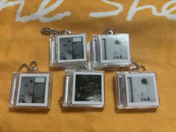 음악 테마 미니 사진 키링 5개 세트