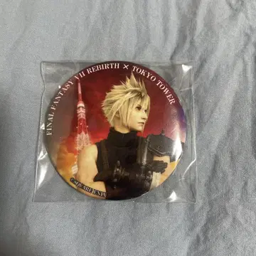 FF7 리버스 클라우드 캔뱃지 도쿄 타워