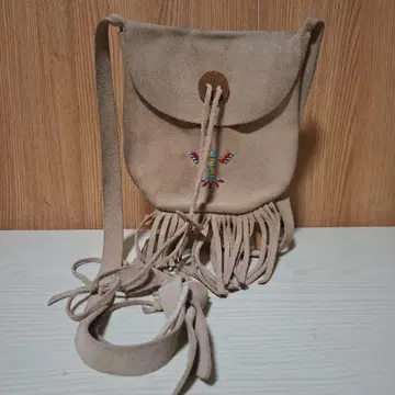 taos indian maid moccasins 스웨이드 숄더 파우치
