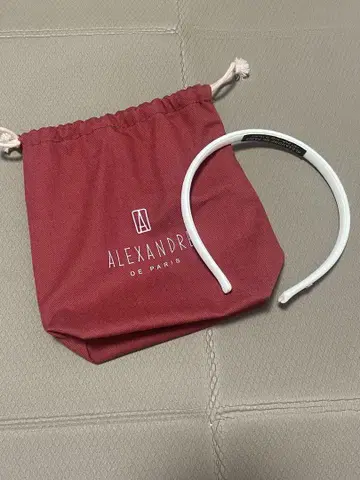 ALEXANDRE DE PARIS 화이트 머리띠