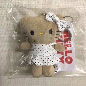 로리즈팜 Me% 토이 키링 산리오 도트 화이트