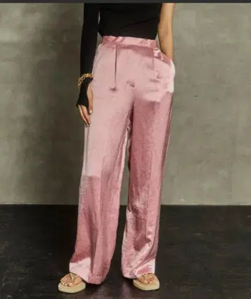 THINGS THAT MATTER TRIACETATE LINEN 팬츠