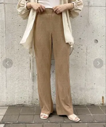 apres jour clair 모듬 플레어 팬츠