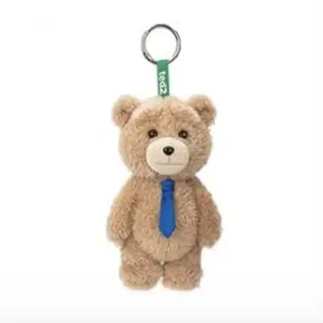 POP MART TED2 테디베어 봉제 인형 펜던트 미사용 새상품