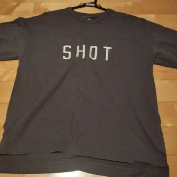 Jack man SHOT 프린트 티셔츠 L 사이즈 다크 그레이