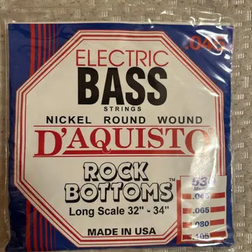 D'Aquisto Rock Bottom 530 일렉 베이스 줄