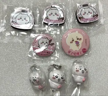 치이카와 모구모구 본포 캔뱃지 쿠라스시 마그넷 가챠 피규어