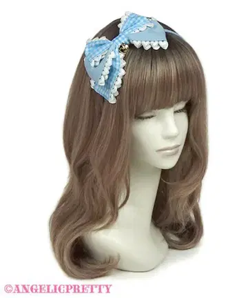 ANGELIC PRETTY 러블리 깅엄 머리띠