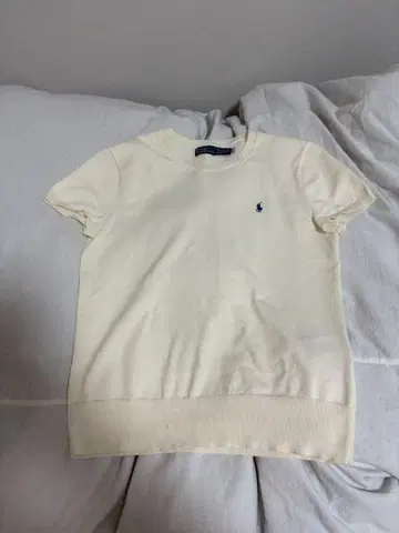 Polo Ralph Lauren 코튼 블렌드 숏 슬리브 스웨터