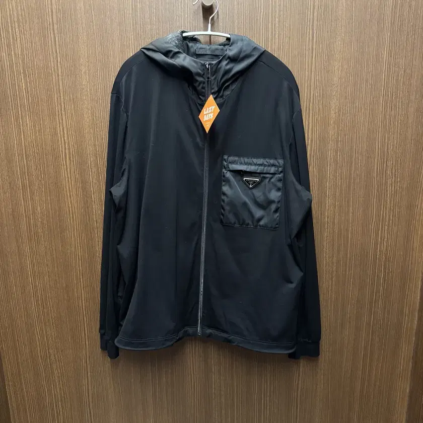 PRADA | 프라다 Prada Triangle Logo Hooded Zip-Up Jacket XL