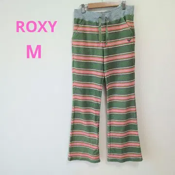 ROXY 록시 멀티 보더 팬츠 릴랙스 M 사이즈