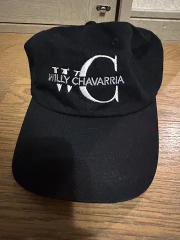 WILLY CHAVARRIA 로고 캡 블랙 키타무라 타쿠미 착용