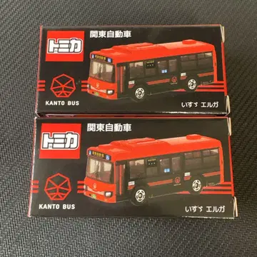 관동 자동차 사업자 한정판 토미카 이스즈 엘가 2개