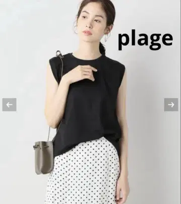 새상품 플라주 Plage Moist N/S 풀오버 슬리브리스