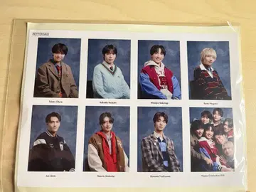 겐지부 졸업 앨범풍 스티커