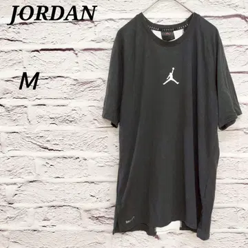 R5136 조던 [M] 반팔 티셔츠 로고 프린트 Dri-FIT 블랙