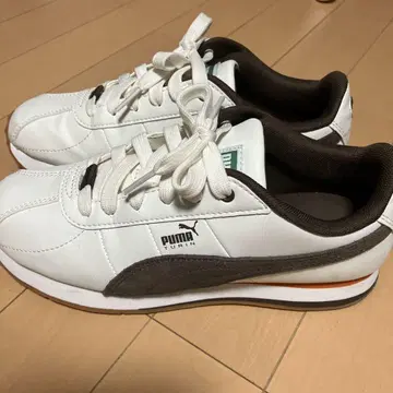 PUMA TURIN 푸마 화이트/브라운 스니커즈 새상품급
