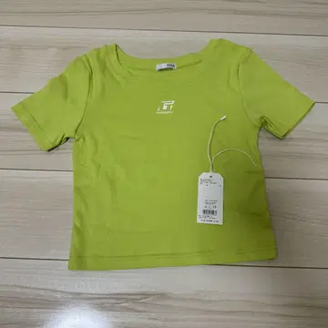 라임 그린 반팔 티셔츠 택 포함 새상품 GYDA