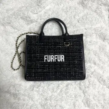 FURFUR 블랙 숄더백