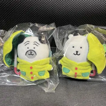 나가노 마켓 비가 오네요 마스코트 나가노의 곰 퍼그 2개