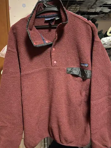 Patagonia Synchilla 플리스 자켓 보르도