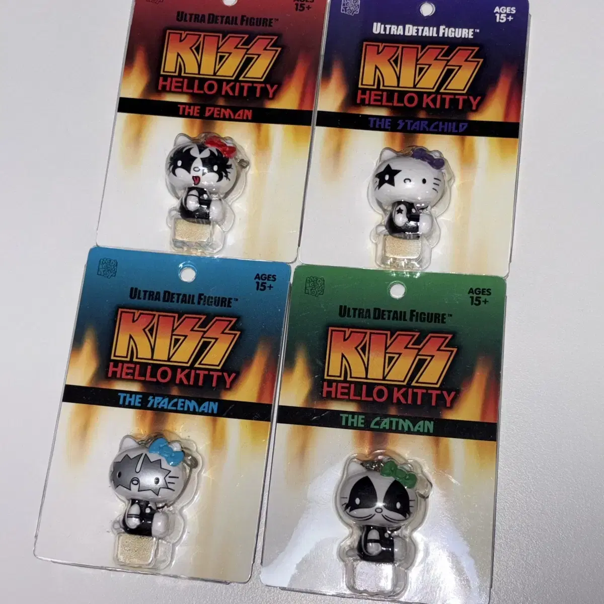 Rockstar Kitty KISS Collaboration Keyring KISS Sanrio Hello