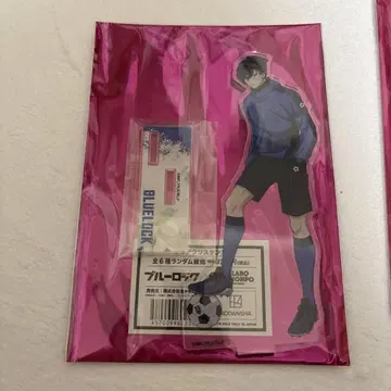 블루 록 콜라보 카페 본점 실물 크기의 아크릴 스탠드 이토시 린