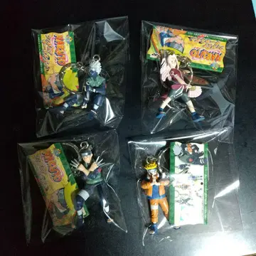 나루토 피규어 키링 4종 Naruto