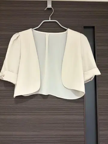 아이보리 반팔 볼레로 결혼식 AIMER 에메