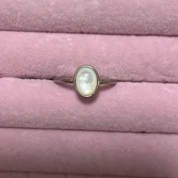 레인보우 문스톤 프리 사이즈 반지