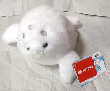 움직인다! 장난꾸러기 봉제 인형 물개 다이토 한정판 화이트