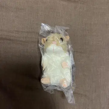 스타 차일드 햄스터 봉제 인형 약 12cm 베이지