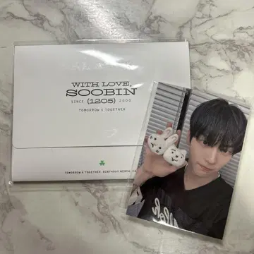 TXT 수빈 WITH LOVE 생일 레터 세트 트레이딩 카드