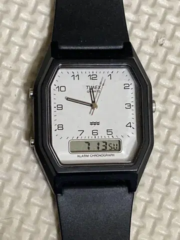 레어? TIMEX 아나데지 손목시계 저렴한 카시오와 비슷한 모델