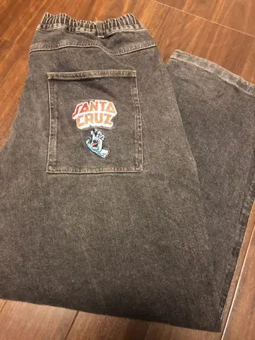 SANTA CRUZ 다크 그레이 블랙 데님 M 사이즈