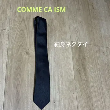 COMME CA ISM 블랙 슬림 넥타이