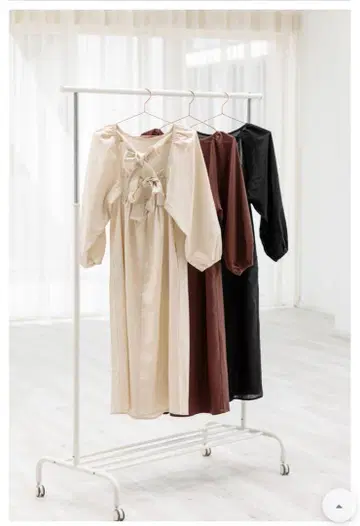 mite back ribbon op 크림 숏