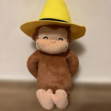 오자루의 조지 LL 봉제 인형 노랑 모자