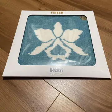 오키나와 하레쿠라니 FEILER 오키드 패턴 타월 손수건